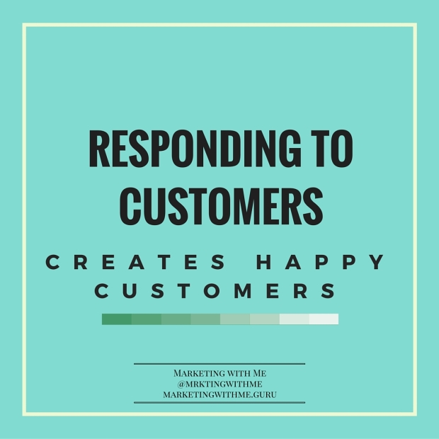 Respond to customers